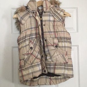 Plaid vest